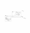 Exhaust System Diagram and Parts List for 122Q02-0135-B1  Briggs and Stratton Engine
